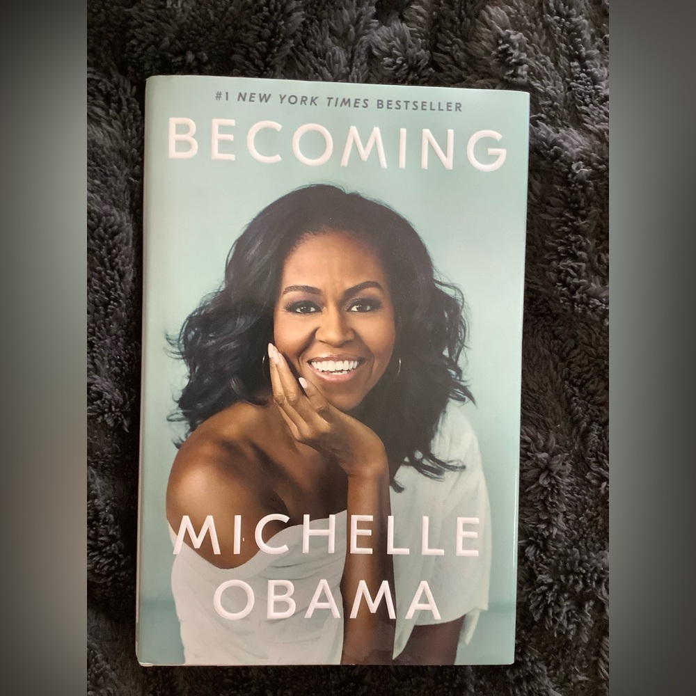 New York Times Bestseller book, Becoming, by Michelle Obama.